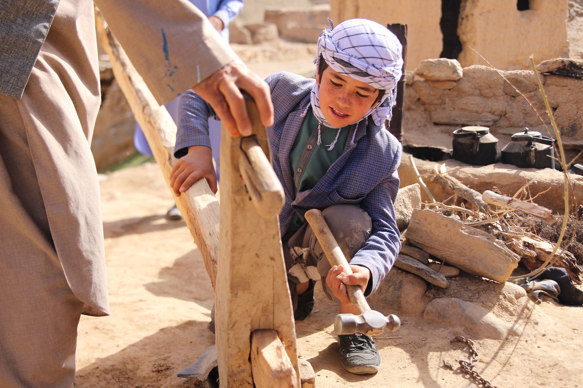 Child Farmer Dreams of School