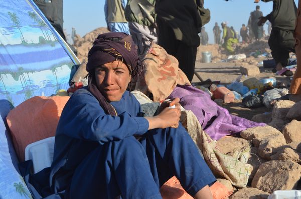 After Quake, A City of Tents